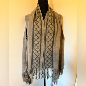 100% Acrylic Shawl Wrap - New